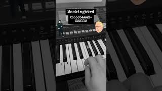 Mockingbird • Easy Piano Tutorial shorts shortsfeed feedshorts eminem piano music easy [upl. by Bak]