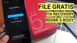 Free Fix Stuck Recovery mode Redmi 5 Rosy Rom Global Stable [upl. by Nogam516]