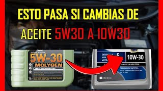 🤔Se Puede Cambiar De ACEITE De MOTOR 5w30 a 10w30  Te Respondo AQUI😳 [upl. by Sinnal]