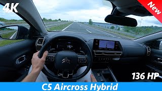 Citroen C5 Aircross 2024 POV Test drive 4K 12 PureTech 136 HP EDCS6 48V Mild Hybrid [upl. by Enelaj918]