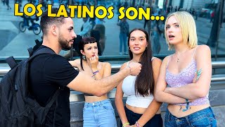 ESPAÑOLAS opinan sobre los latinos en España  MADRID [upl. by Scales69]