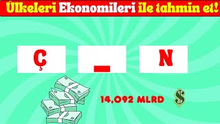 🚩🚩🚩Ülkelerin Ekonomik Durumlarını Tahmin Etme Eğlenceli ve Öğretici Bir Oyunla🌎🌎 [upl. by Marj254]