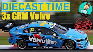 3 x Garry Rogers Motorsport Volvo S40 Diecast Unboxing amp Review [upl. by De Witt]