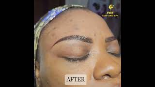 MicroBlading fypシ゚viral fypyoutube facial microblading youtubeshorts youtube youtubevideo [upl. by Salim]