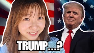 Do Japanese People Support Trump Street Interview [upl. by Golanka684]