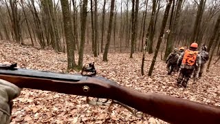 DEER DRIVES In PENNSYLVANIA Flintlock Muzzleloader [upl. by Monti]