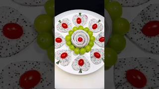 how to make fruit flower food art easy [upl. by Athallia]