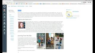 An example ePortfolio in Canvas [upl. by Ronym]