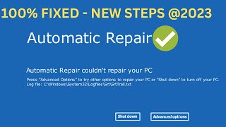 How To Fix Automatic Repair Couldnt Repair Your PC Windows 11 Automatic Repair Loop In Windows 11 [upl. by Bryanty540]