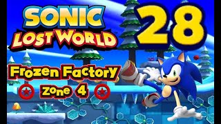 Sonic Lost World  Act 28 Frozen Factory Zone 4 [upl. by Morette]