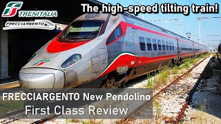 FRECCIARGENTO FIRST CLASS REVIEW  New Pendolino Venice to Rome [upl. by Ttezzil]