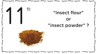 INSECT POWDER OR INSECT FLOUR   Livin farms Advent calendar [upl. by Aimat]