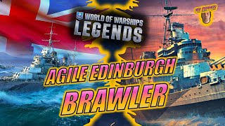 Brawling Agile Edinburgh World of Warships Legends Xbox Series X 4K [upl. by Polard]