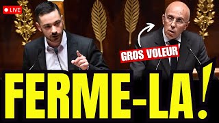 🔴 Eric Ciotti LR NE SAIT PLUS où se mettre face à David Guiraud [upl. by Devonna]