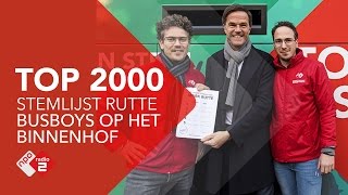 De Top 2000stemlijst van Mark Rutte  NPO Radio 2 [upl. by Anaitit]