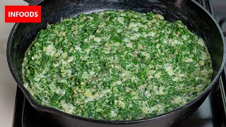 Creamed Spinach Recipe  How to Make Creamed Spinach  Vegan Recipes  Infoods [upl. by Stochmal619]