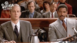 Opening Court Statements Scene  Philadelphia Denzel Washington Tom Hanks [upl. by Yelrahs]