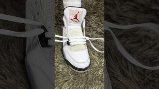 How to perfectly lace Jordan 4 [upl. by Sum853]