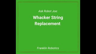 Tertill How To Replacing the Whacker String [upl. by Nims]