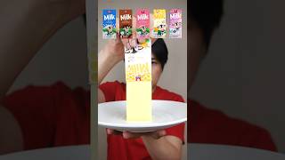 EATING JELLY FROM VARIOUS LOCAL MILK asmr mukbang [upl. by Assenal185]