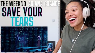 The Weeknd amp Ariana Grande – Save Your Tears Live  2021 iHeart Radio Music Awards REACTION [upl. by Conard]