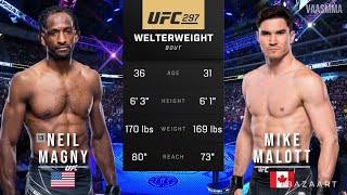 NEIL MAGNY VS MIKE MALOTT FULL FIGHT UFC 297 [upl. by Gervase]