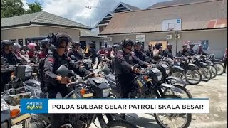 POLDA SULBAR GELAR PATROLI SKALA BESAR [upl. by Nordgren859]