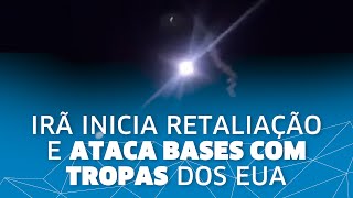 Irã ataca com mísseis bases que abrigam tropas dos EUA no Iraque [upl. by Sholeen35]