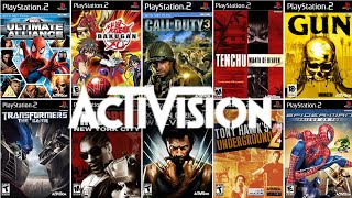 TOP 50 BEST ACTIVISION GAMES FOR PS2PLAYSTATION 2 [upl. by Karp]