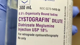 CT cystogram protocol urinary bladder cystography [upl. by Enomal]