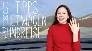 5 Tipps für deine Mietwagen Rundreise in den USA [upl. by Korb]