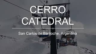 Visiting and snowboarding in Cerro Catedral San Carlos de Bariloche Argentina [upl. by Togram132]