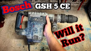 Repairing a worn out Bosch GSH 5 CE Hammer that sounds like its ready for the dump [upl. by Ailen]