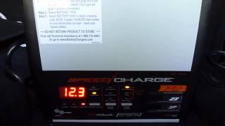 Schumacher SC1200A Speed Charge Battery Charger Is Charging A8L [upl. by Akiehs]