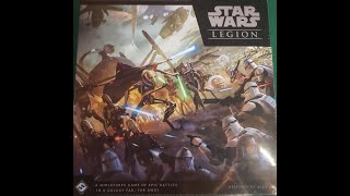 Fantasy Flight Games Star Wars Legion Clone Wars Edition Boxset Unboxing [upl. by Lesab698]