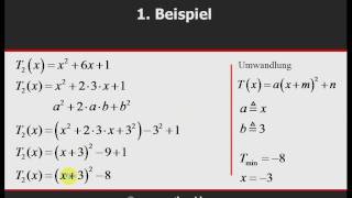 Quadratische Ergänzung  Teil 2  © wwwmathevideocom [upl. by Orman]