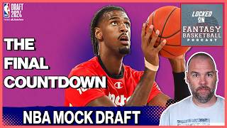 NBA Draft 2024 Final Mock Draft amp Dynasty Rookie Tiers Revealed [upl. by Anitnatsnok852]