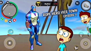 First Time Playing Rope Hero  Vice Town  Shiva and Kanzo Gameplay [upl. by Yenal]