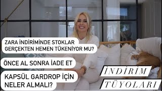 ZARA İNDİRİMİNİN İLK GÜNÜ STOKLAR NASIL HEMEN TÜKENİYORİNDİRİMDE NELER ALMALISOHBETLİ VİDEO [upl. by Oirottiv]