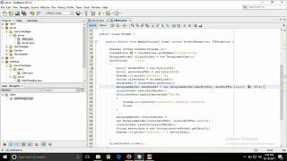 ClientServer Chatting Using UDP Protocol in JAVA [upl. by Wimsatt]