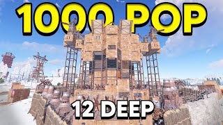 We Raided an Entire 1000 Pop Server in Rust  Rustoria Us Main [upl. by Bechler]