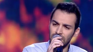 Κώστας Αγέρης  Tην πατρίδα μου έχασα  The Voice of Greece  The Blind Auditions S02E02 [upl. by Bjork232]