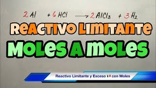 ¿Qué es el REACTIVO en EXCESO ✅ en química y cómo se calcula [upl. by Eisak794]