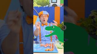 Blippi gets MAD😡 Try and try again to find the HIDDEN Slime Dinosaur 🦖 blippi shorts [upl. by Suedaht]