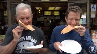 Barstool Pizza Review  Phils Pizza With Special Guest George Brett [upl. by Moyer]