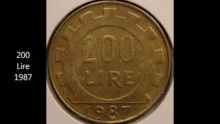 200 Lire coins of ITALY in HD [upl. by Aiahc]