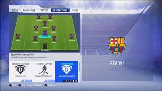 FIFA 19 FC Barcelona review  Best formation Best tactics and instructions [upl. by Aikcir]