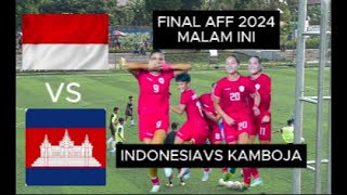 INDONESIA VS KAMBOJA FINAL WOMENS AFF 2024 [upl. by Inittirb]