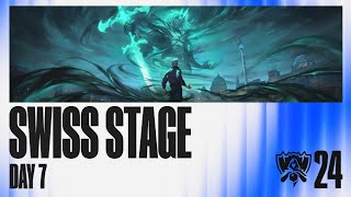 Worlds 2024  Swiss Stage  Round 4 Day 2 [upl. by Rehsa]