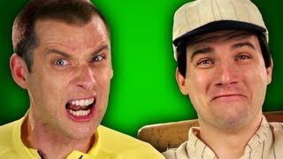 Epic Rap Battles of History Behind the Scenes  Babe Ruth vs Lance Armstong [upl. by Ahsenauj]